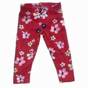 Carter’s Floral Leggings 12M Girls
